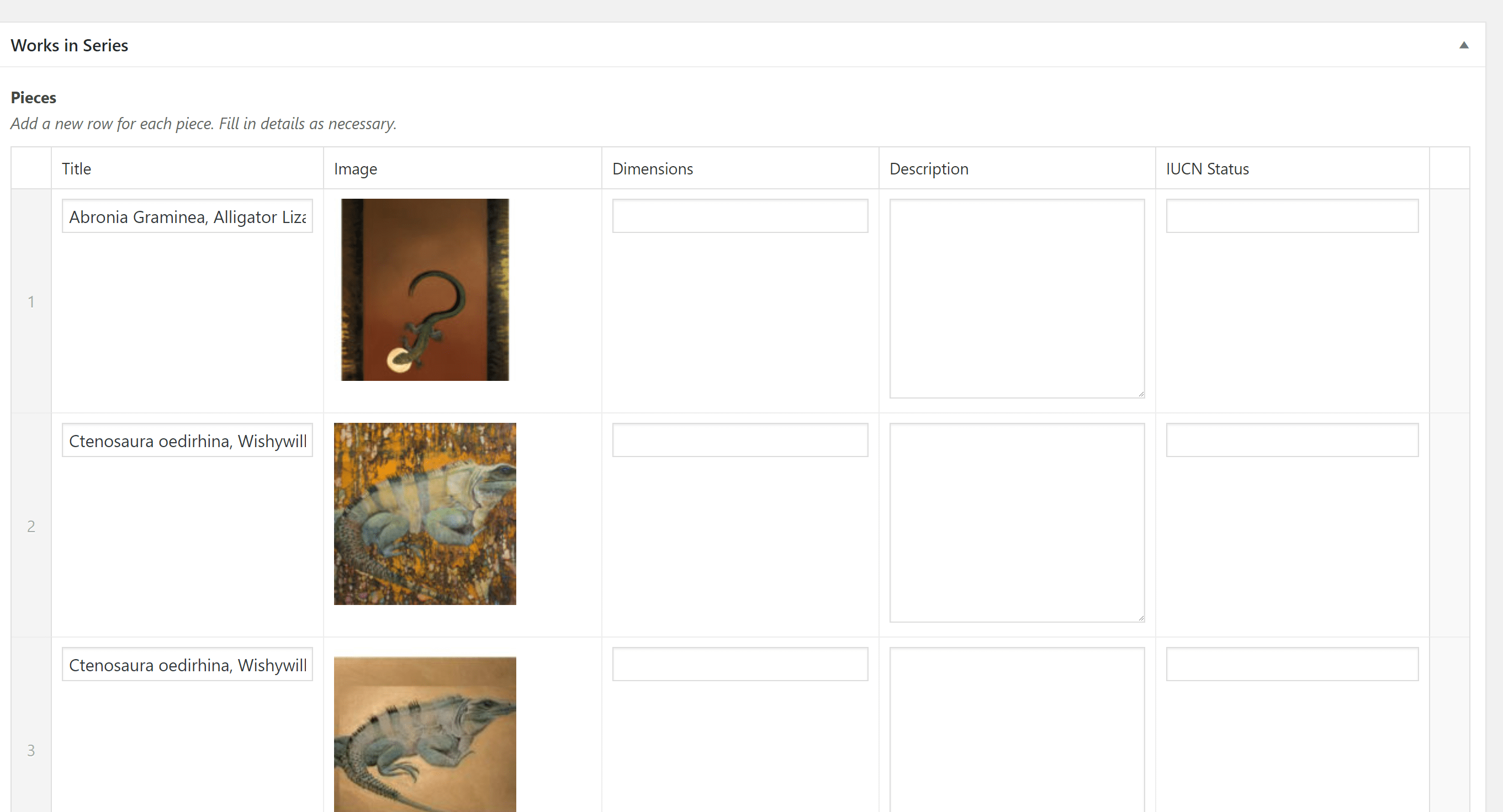 Development screenshot